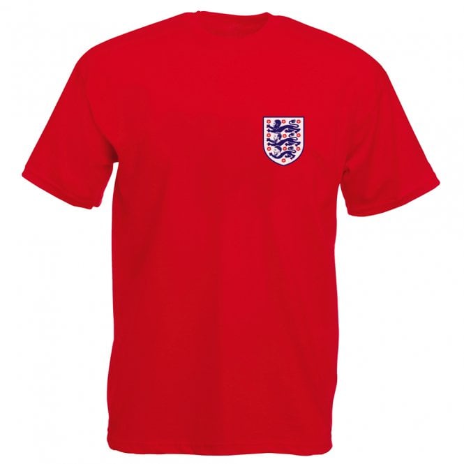 Three Lions (Bellingham, Kane & Rice - England 2026 Influenced) Left Breast Logo T-Shirt