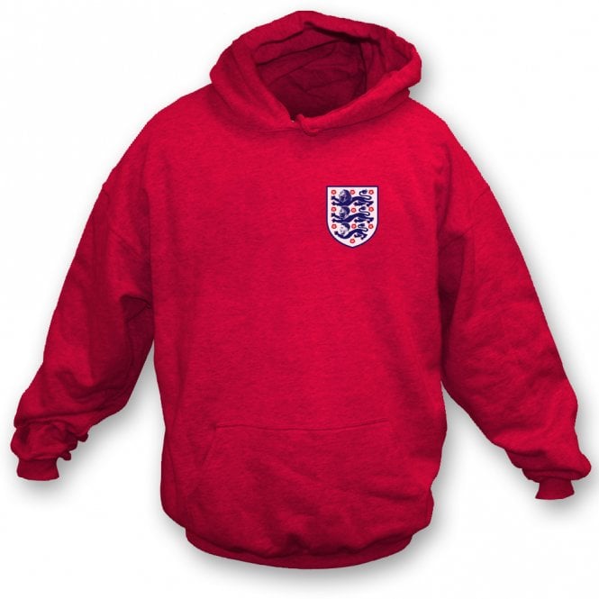 Three Lions (Eze, Saka & Rice - England/Arsenal 2026 Influenced) Left Breast Logo Kids Hooded Sweatshirt