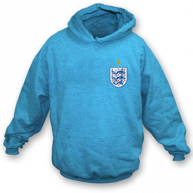 Three Lions (Moore, Hurst & Peters) Left Breast Logo Hooded Sweatshirt