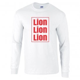 Three Lions On A Shirt Long Sleeve T-Shirt