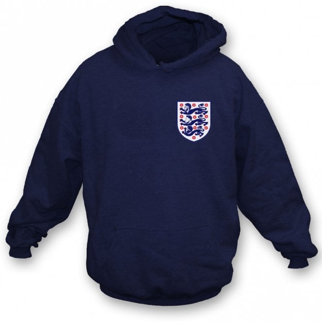 Three Lions (Rashford, Sancho & Saka) Left Breast Logo Hooded Sweatshirt