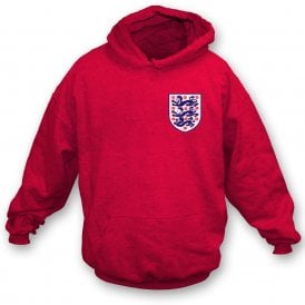 Three Lions (Rashford, Sancho & Saka) Left Breast Logo Kids Hooded Sweatshirt