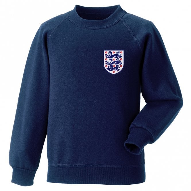 Three Lions (Rashford, Sancho & Saka) Left Breast Logo Kids Sweatshirt