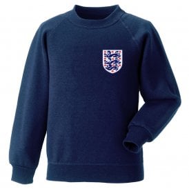 Three Lions (Rashford, Sancho & Saka) Left Breast Logo Kids Sweatshirt