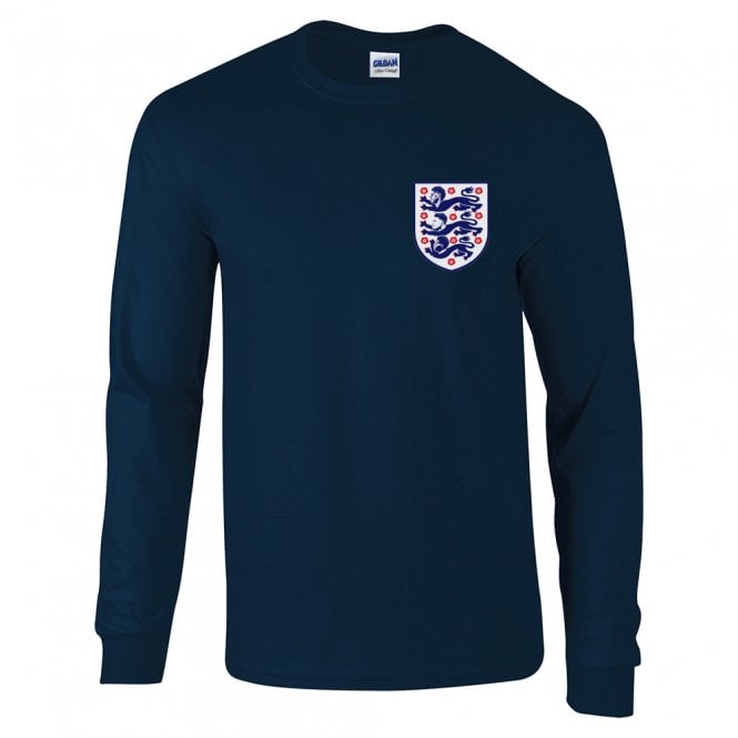 Three Lions (Rashford, Sancho & Saka) Left Breast Logo Long Sleeve T-Shirt