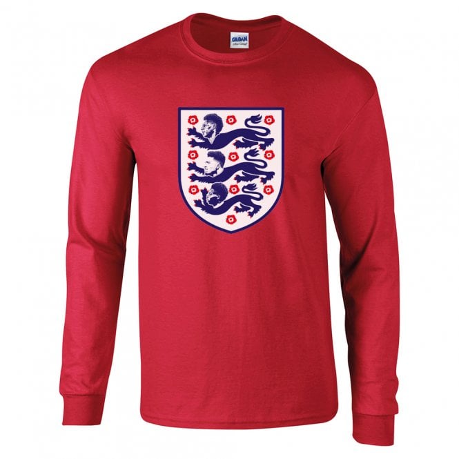 Three Lions (Rashford, Sancho & Saka) Long Sleeve T-Shirt