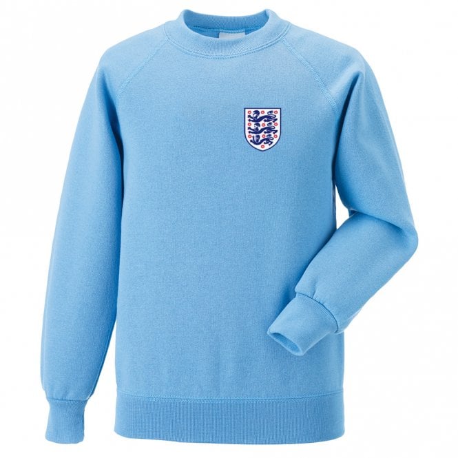 Three Lions (Walker, Stones & Foden - Manchester City Influenced) Left Breast Logo Sweatshirt