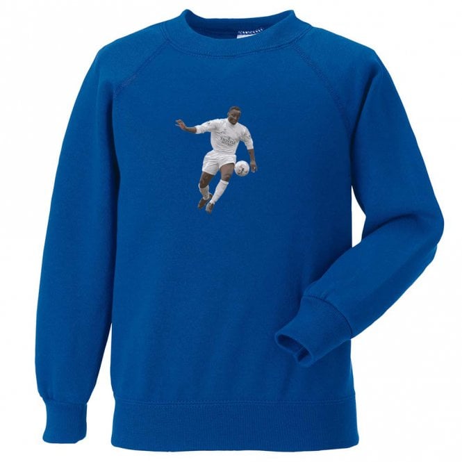 Tony Yeboah Art Print (Leeds United) Kids Sweatshirt