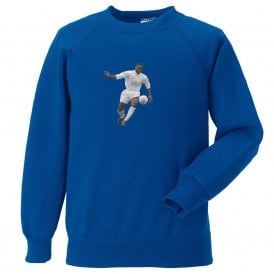 Tony Yeboah Art Print (Leeds United) Kids Sweatshirt