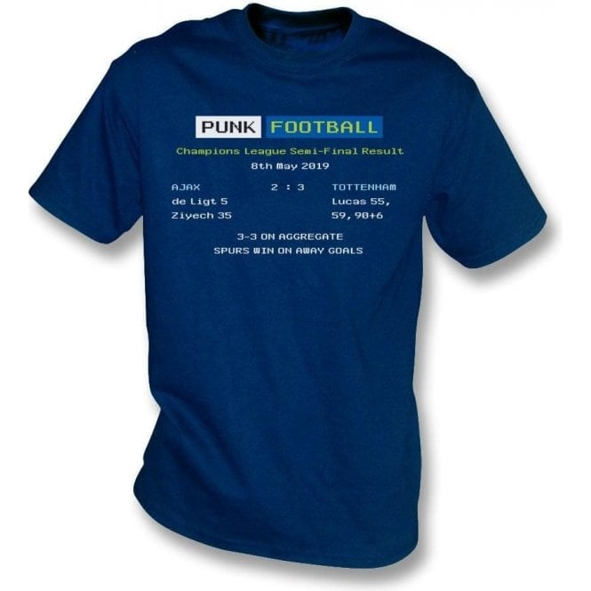 Tottenham Hotspur 2019 Ceefax (Champions League Semi Final) Kids T-Shirt
