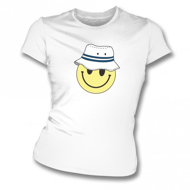 Tottenham Hotspur Bucket Hat Smiley Womens Slim Fit T-Shirt