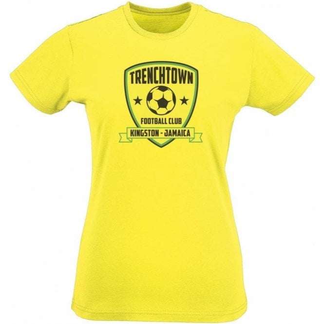 Trenchtown FC (Inspired by Bob Marley) Womens Slim Fit T-Shirt