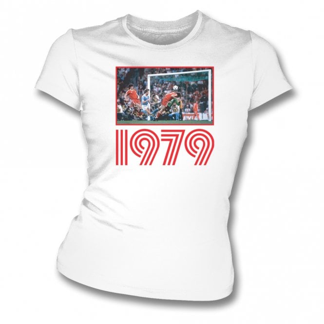 Trevor Francis European Cup Final Goal 1979 (Nottingham Forest) Womens Slim Fit T-Shirt
