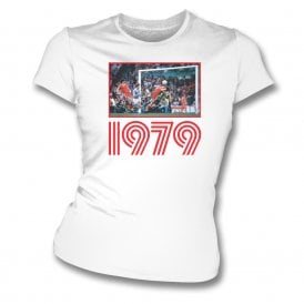 Trevor Francis European Cup Final Goal 1979 (Nottingham Forest) Womens Slim Fit T-Shirt
