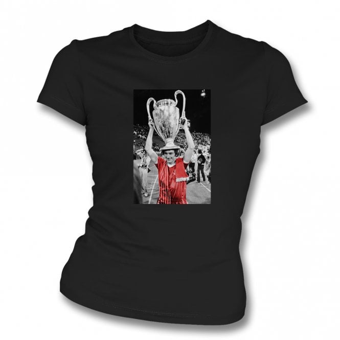 Trevor Francis European Cup Trophy (Nottingham Forest) Womens Slim Fit T-Shirt