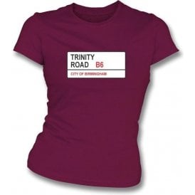 Trinity Road B6 Women's Slimfit T-shirt (Aston Villa)