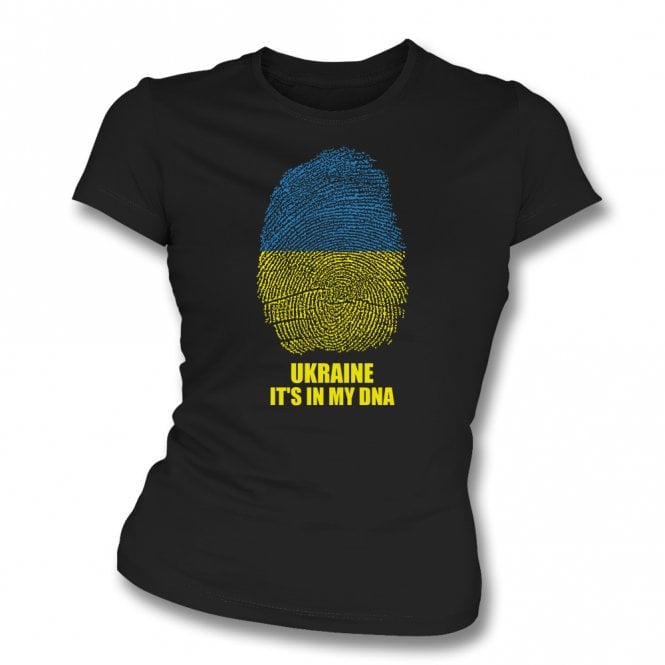 Ukraine - It's In My DNA Womens Slim Fit T-Shirt