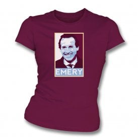 Unai Emery - Hope Poster (Aston Villa Influenced) Organic Womens Slim Fit T-Shirt