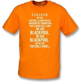 Up The Football League We Go (Blackpool) Kids T-Shirt