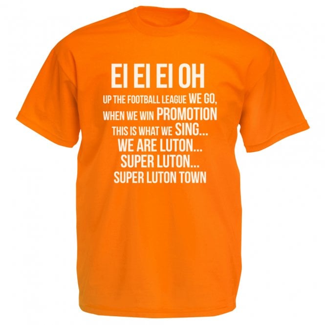 Up The Football League We Go (Luton Town) T-Shirt