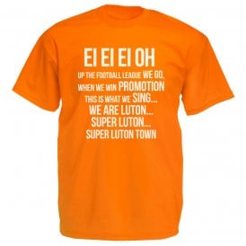 Up The Football League We Go (Luton Town) T-Shirt