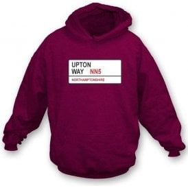 Upton Way NN5 Hooded Sweatshirt (Northampton Town)