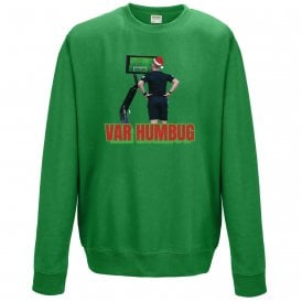 VAR Humbug Kelly Green Kids Christmas Jumper