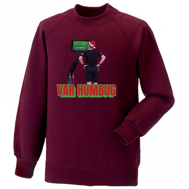 VAR Humbug Maroon Christmas Jumper