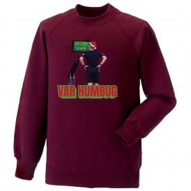 VAR Humbug Maroon Christmas Jumper