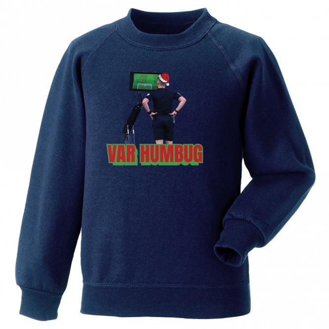 VAR Humbug Navy Blue Christmas Jumper