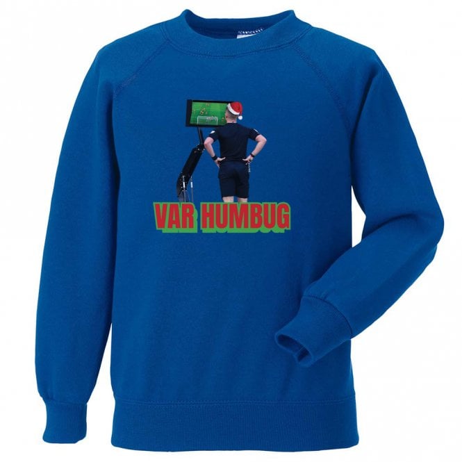 VAR Humbug Royal Blue Christmas Jumper