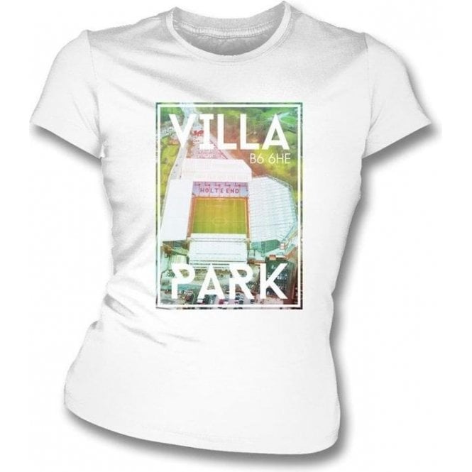 Villa Park B6 6HE (Aston Villa) Womens Slimfit T-Shirt
