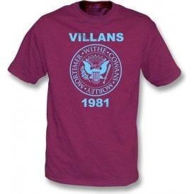 Villans 1981 (Ramones Style) t-shirt