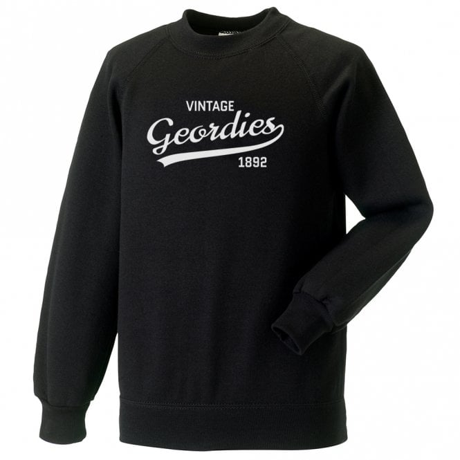 Vintage Geordies (Newcastle United Influenced) Kids Sweatshirt