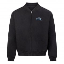 Vintage Irons (West Ham United Influenced) Heavyweight Embroidered Bomber Sweatshirt