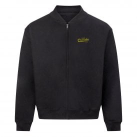 Vintage Peacocks (Leeds United Influenced) Heavyweight Embroidered Bomber Sweatshirt
