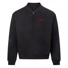 Vintage Reds (Liverpool Influenced) Heavyweight Embroidered Bomber Sweatshirt