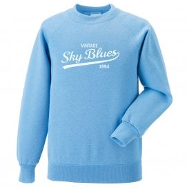 Vintage Sky Blues (Manchester City Influenced) Sweatshirt