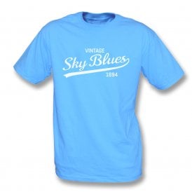 Vintage Sky Blues (Manchester City Influenced) T-Shirt