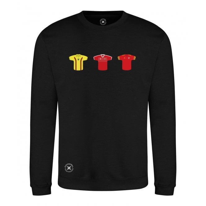 Wales Retro Football Kits (True Colours Collab) Organic Sweatshirt