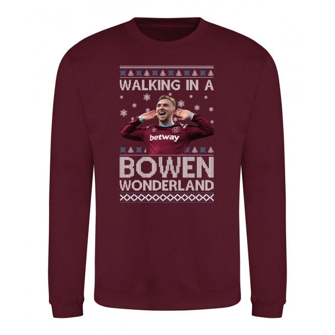 Walking In A Bowen Wonderland (Jarrod Bowen - West Ham Influenced) Christmas Jumper