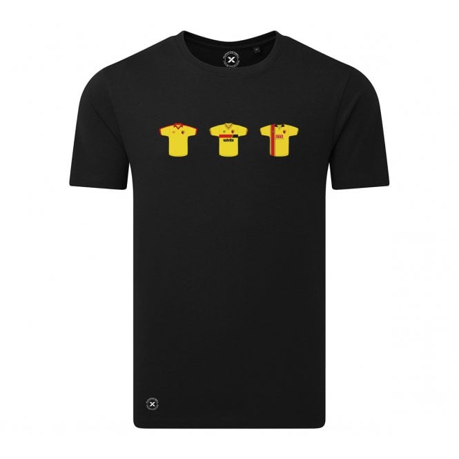 Watford Retro Football Kits (True Colours Collab) Organic T-Shirt
