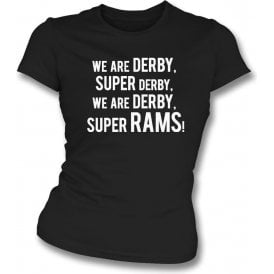 We Are Derby Womens Slim Fit T-Shirt (Derby County)