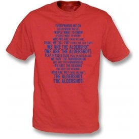 We Are The Aldershot T-Shirt