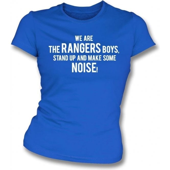 We Are The Rangers Boys Womens Slim Fit T-Shirt (Queens Park Rangers)