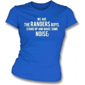 We Are The Rangers Boys Womens Slim Fit T-Shirt (Queens Park Rangers)