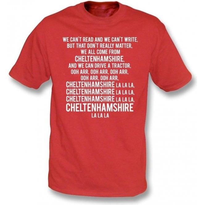 We Can't Read (Cheltenham Town) Kids T-Shirt