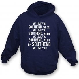 We Love You Southend Kids Hooded Sweatshirt