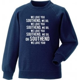 We Love You Southend Sweatshirt