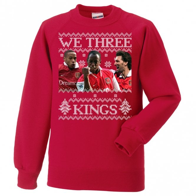 We Three Kings (Arsenal Influenced) Kids Christmas Jumper